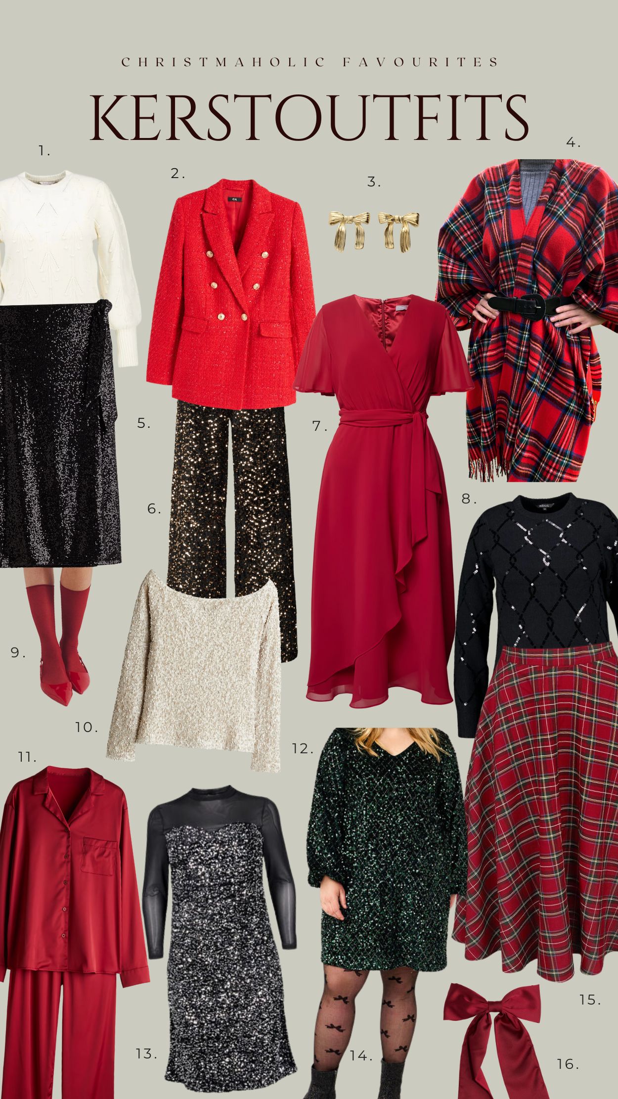 kerst dames kleding