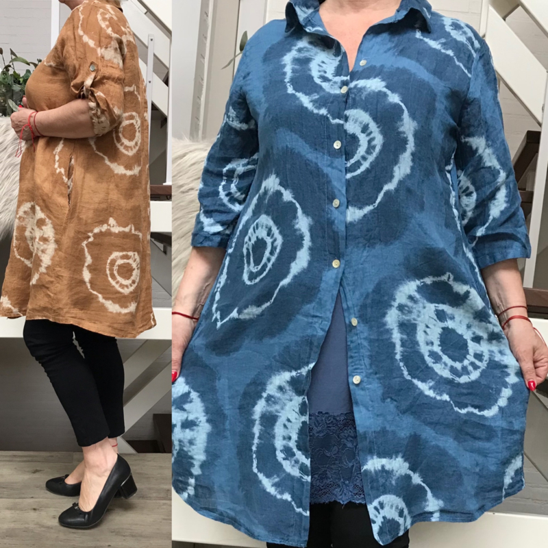 linnen jurk grote maat